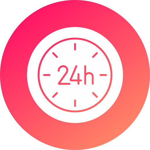 24 horas icono gratis