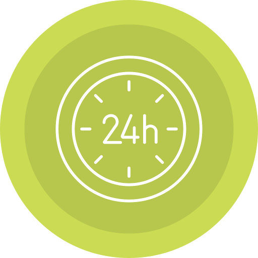 24 hours free icon