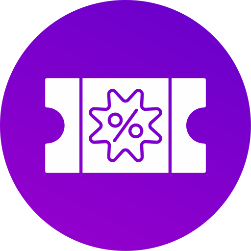 Coupon Generic gradient fill icon