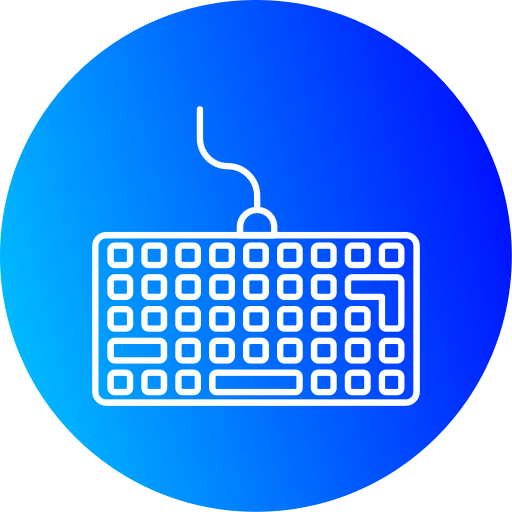 Keyboard Generic gradient fill icon