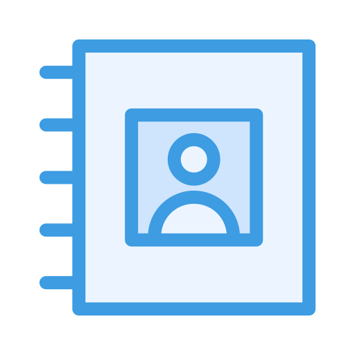 directorio telefónico icono gratis