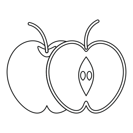 Apple Generic outline icon