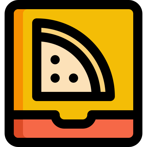 caja de pizza icono gratis