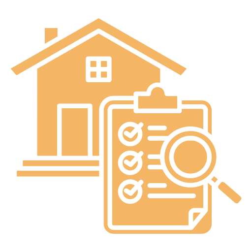 inspección de viviendas icono gratis