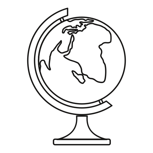 Globe Generic outline icon