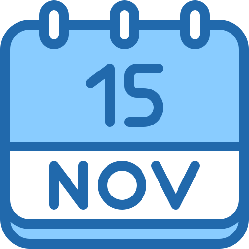 15 de noviembre icono gratis