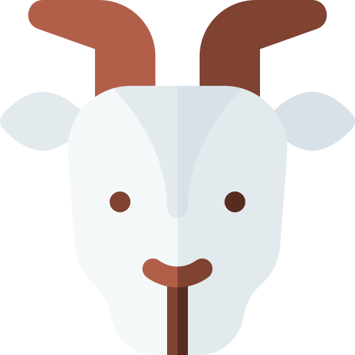 Goat Basic Rounded Flat icon