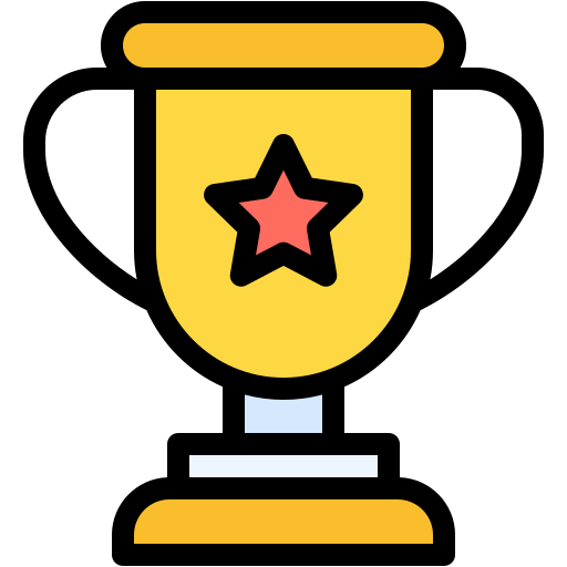 Trophy Generic color lineal-color icon