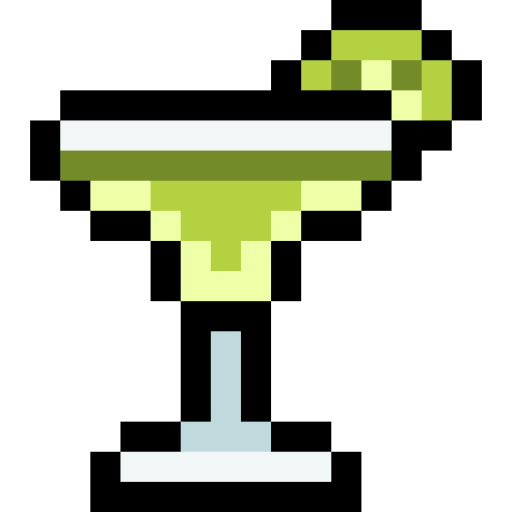 Margarita Pixel Linear color icon