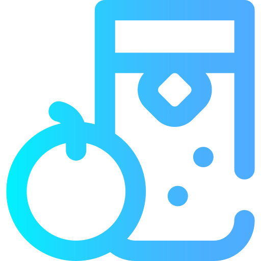 Orange juice free icon