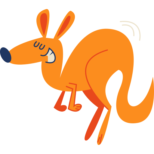 Kangaroo free sticker Kangaroo free sticker