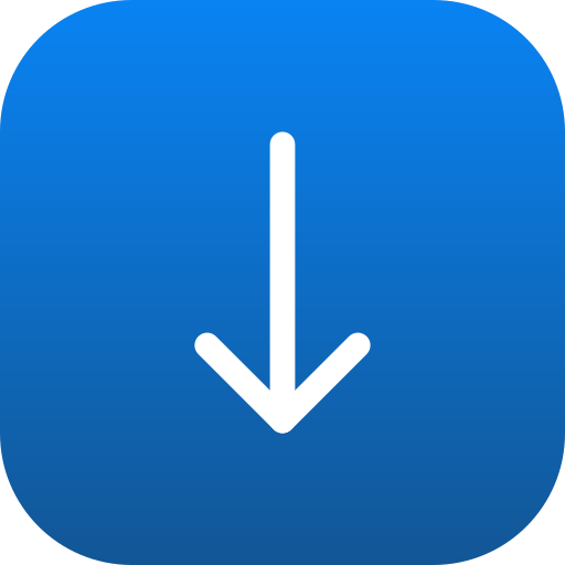 Down arrow Generic gradient fill icon