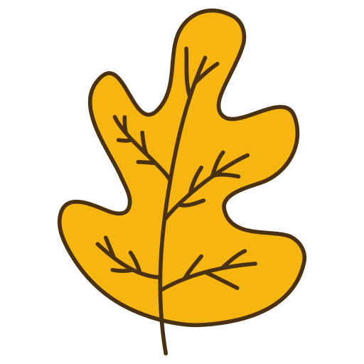 feuille de chene Icône gratuit