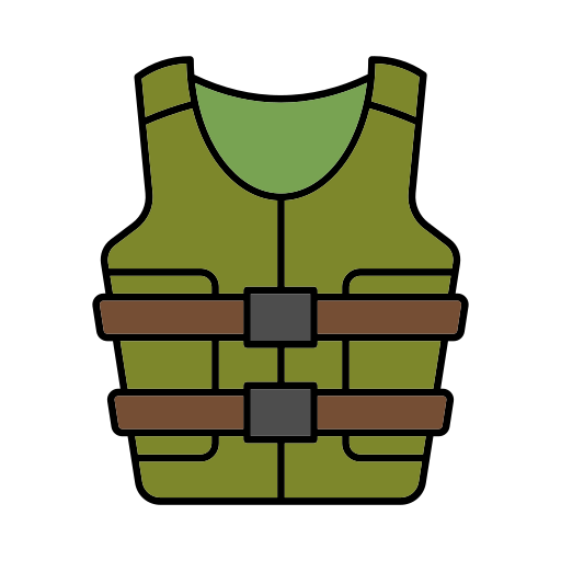 Bulletproof vest - Free security icons