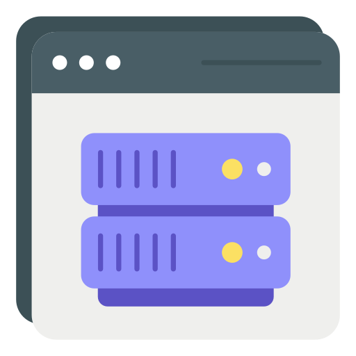 Web server Generic color fill icon