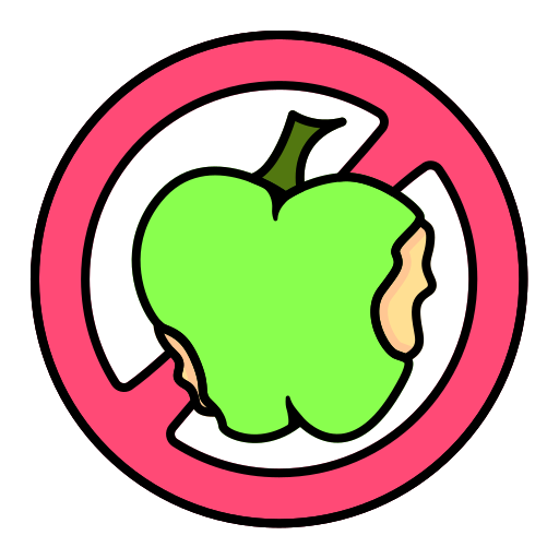 manzana podrida icono gratis