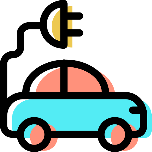 Electric vehicle Free transport icons