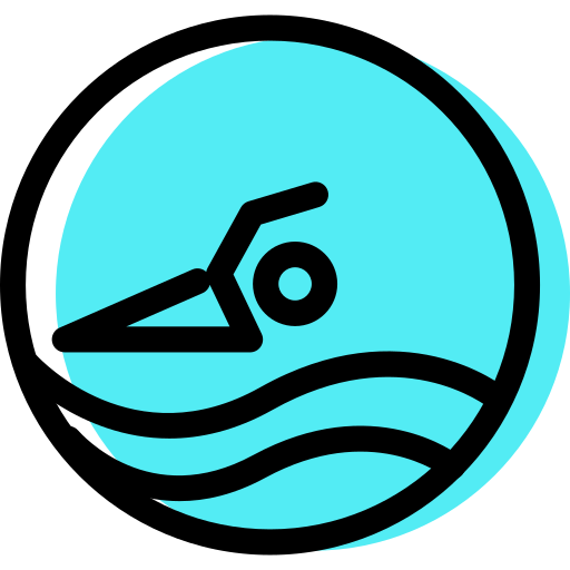 nadando icono gratis