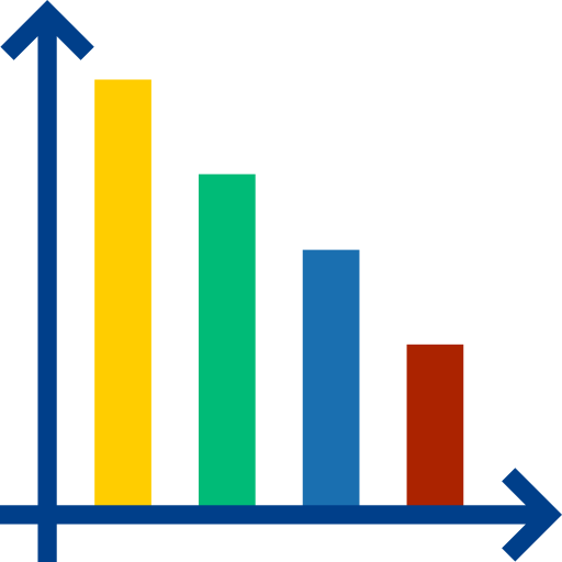 gráfico de barras icono gratis