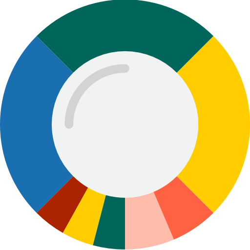 gráfico circular icono gratis