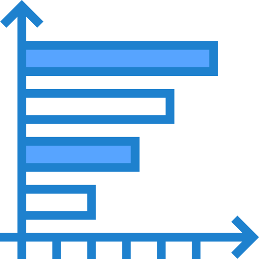 gráfico de barras icono gratis