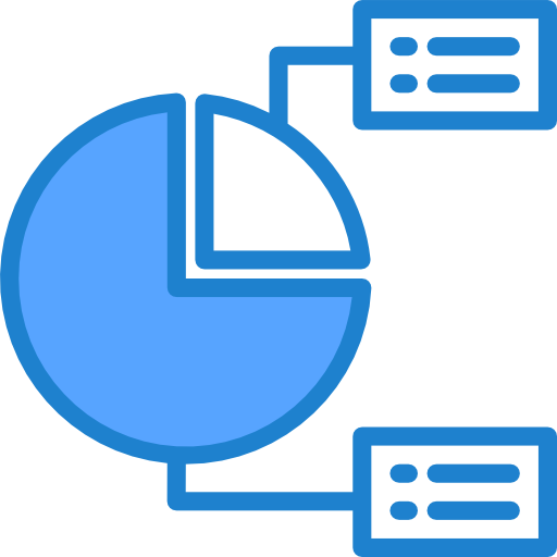 gráfico circular icono gratis