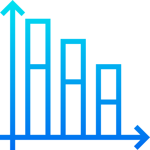 gráfico de barras icono gratis