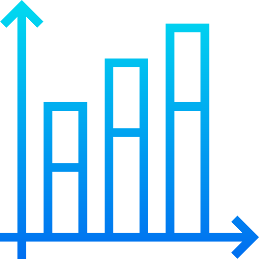 gráfico de barras icono gratis