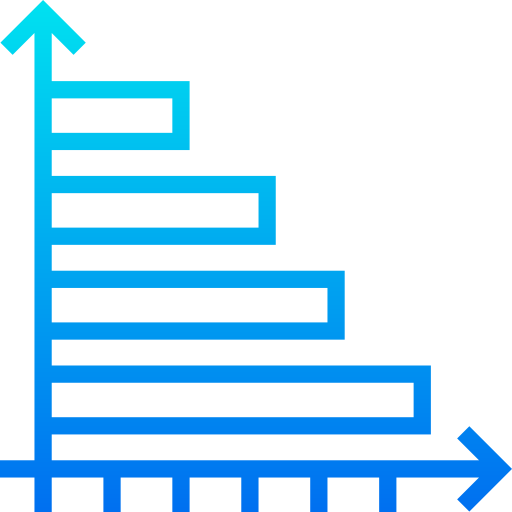 gráfico de barras icono gratis