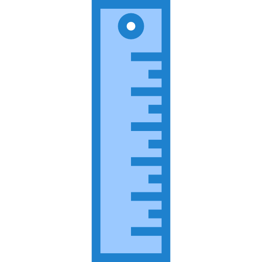 Ruler srip Blue icon