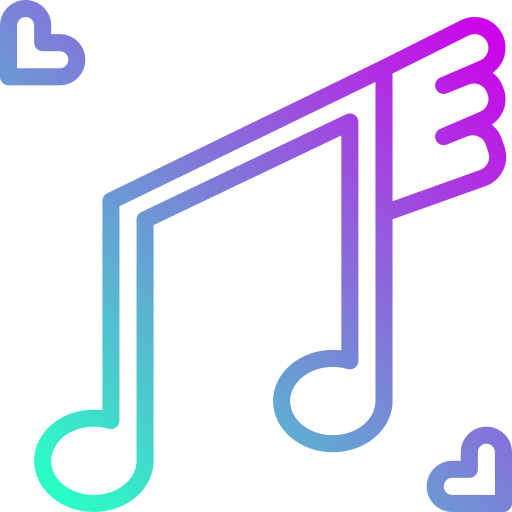 Musical note Aphicon Gradient icon