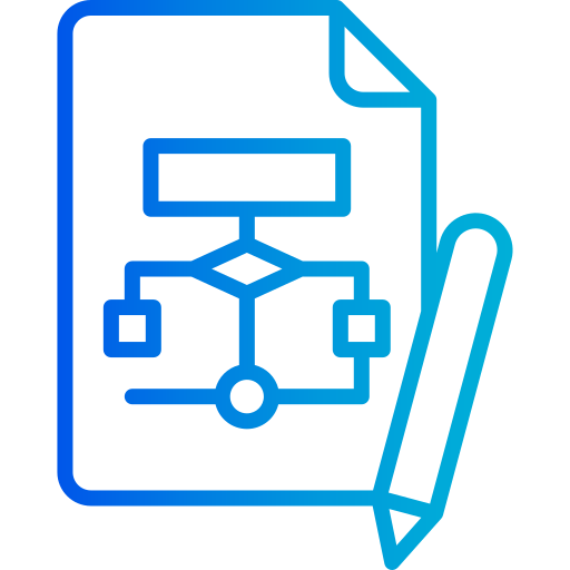 diagrama de flujo icono gratis