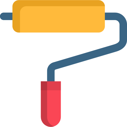 rodillo icono gratis