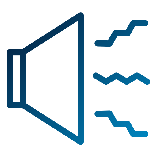 la contaminación acústica icono gratis