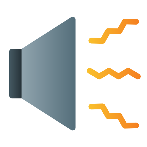 la contaminación acústica icono gratis