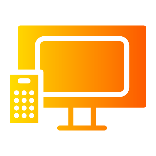 monitor de televisión icono gratis