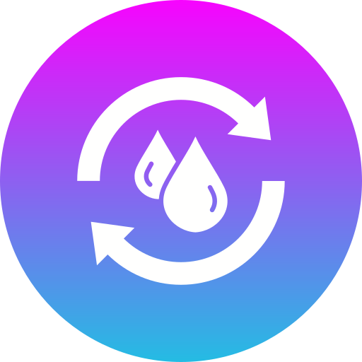 reutilizar el agua icono gratis