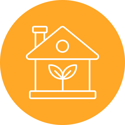 Eco home Generic gradient fill icon