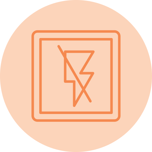 No flash free icon