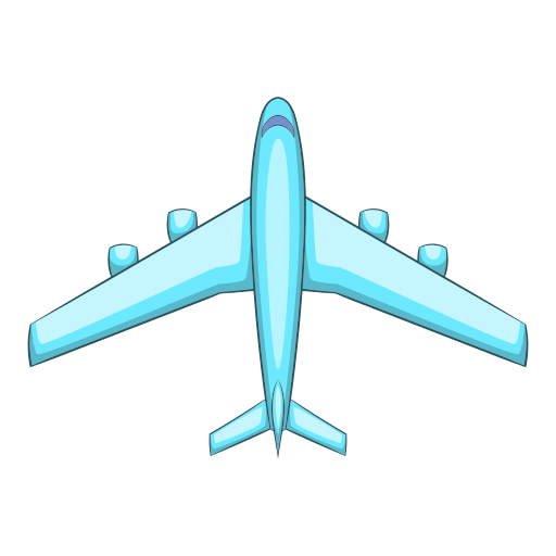 avión icono gratis