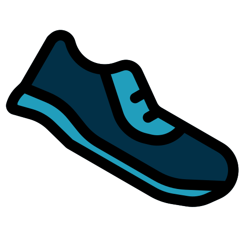 zapatos para correr icono gratis