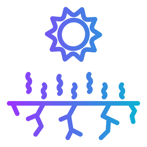 sequía icono gratis