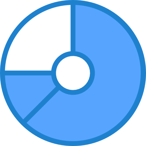 Donut chart free icon Donut chart free icon