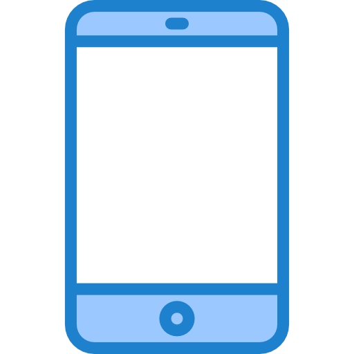 Smartphone srip Blue icon