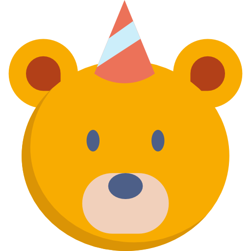 oso de peluche icono gratis