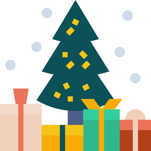 árbol de navidad icono gratis