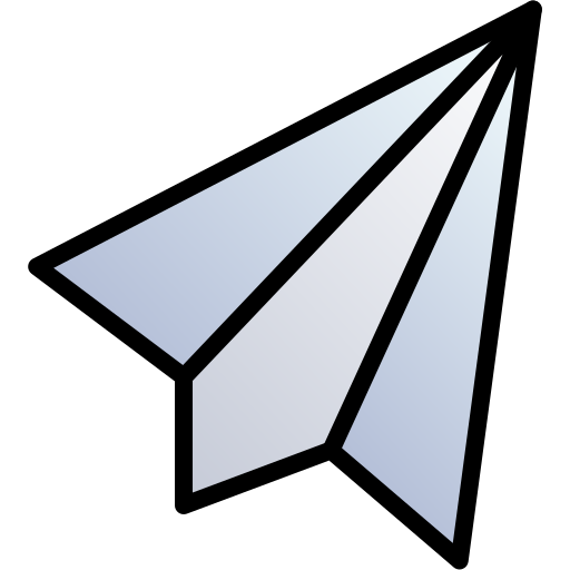 avion de papel icono gratis