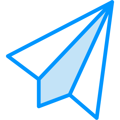 avion de papel icono gratis