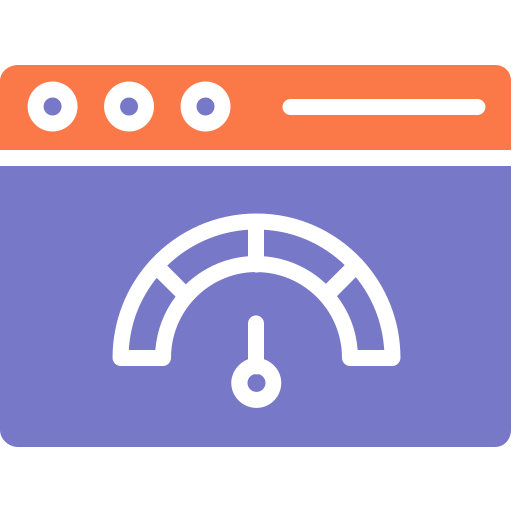 velocidad del sitio web icono gratis