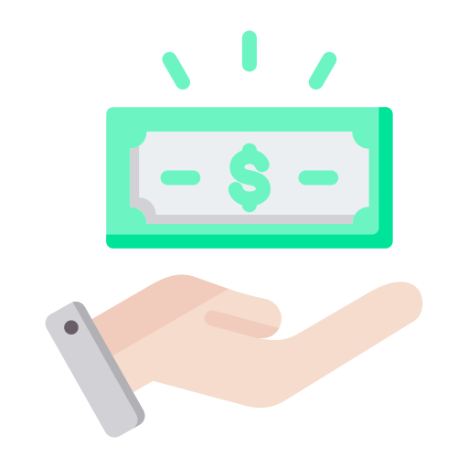 Cash payment Generic color fill icon